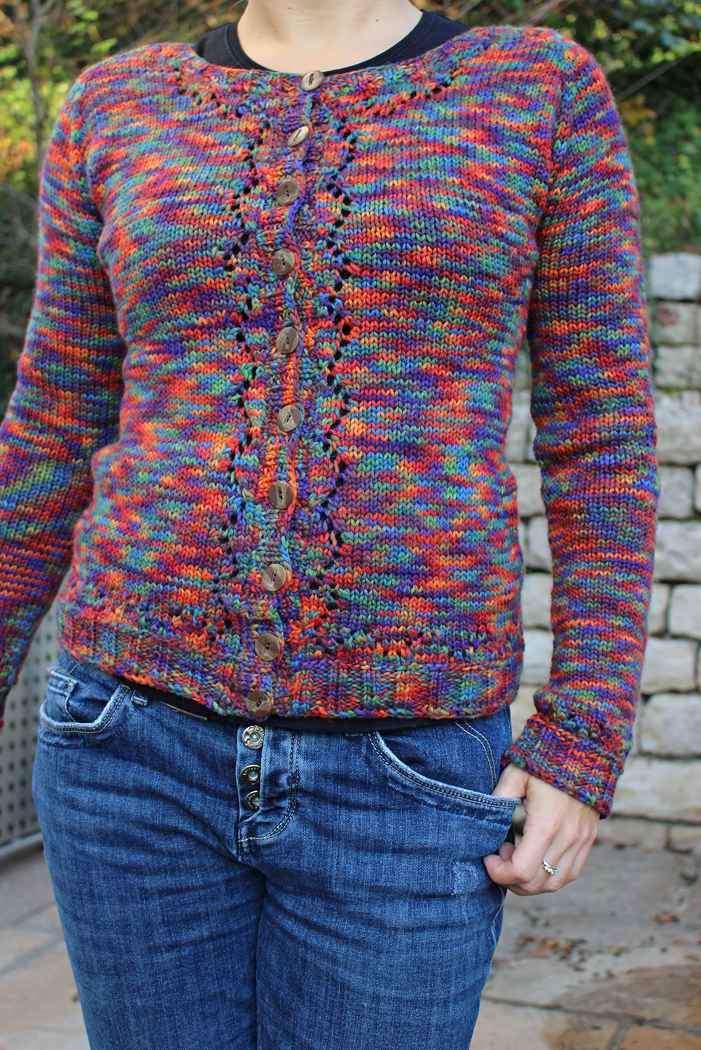 Strickjacke Miette in Reggae Herbstufer