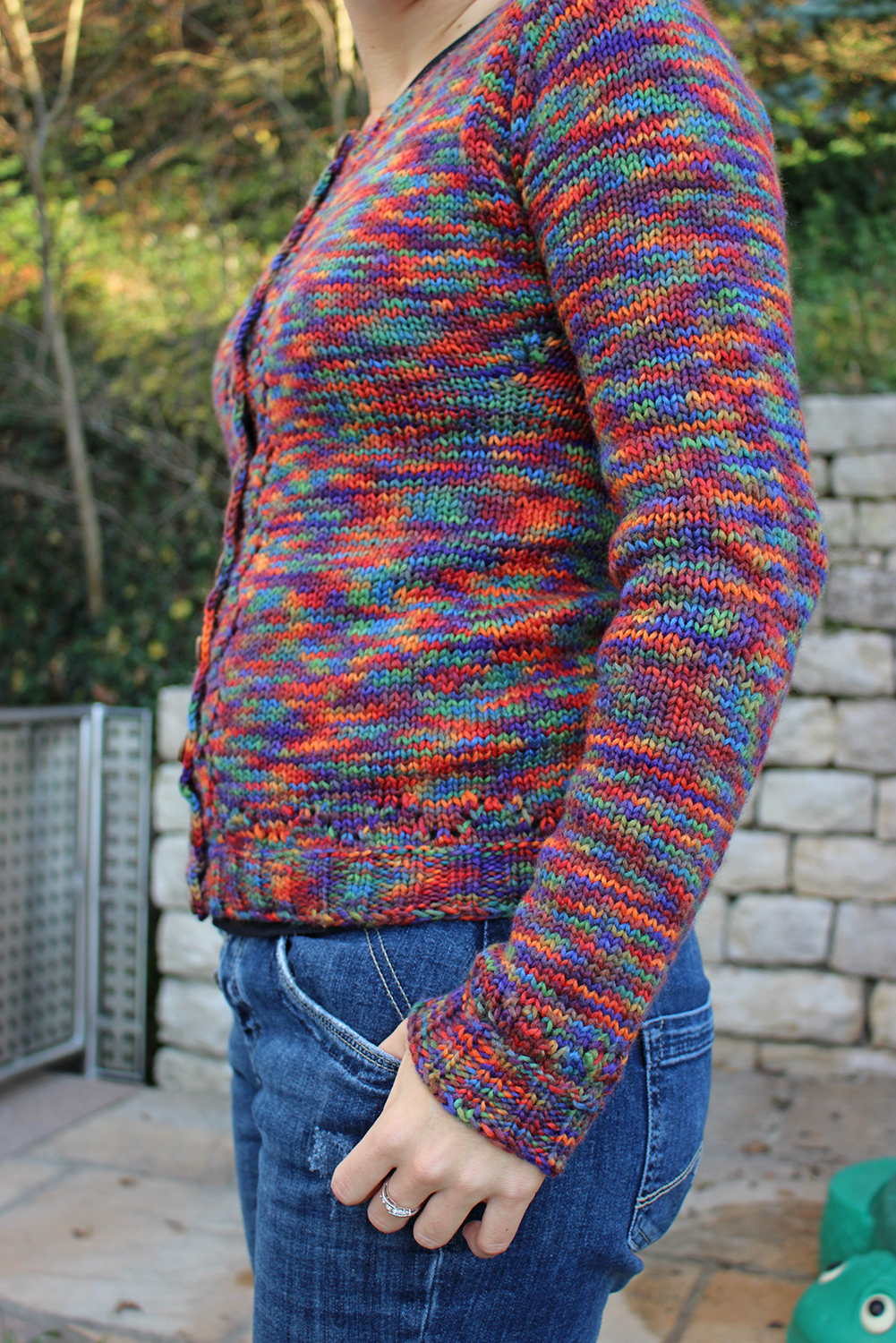 Strickjacke Miette in Reggae Herbstufer