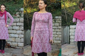 Schnitt Elodie aus Rosenjersey