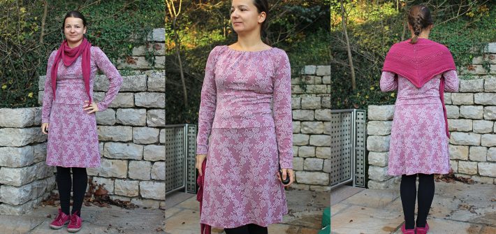 Schnitt Elodie aus Rosenjersey