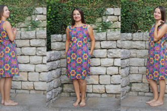 Kleid aus Waxprint