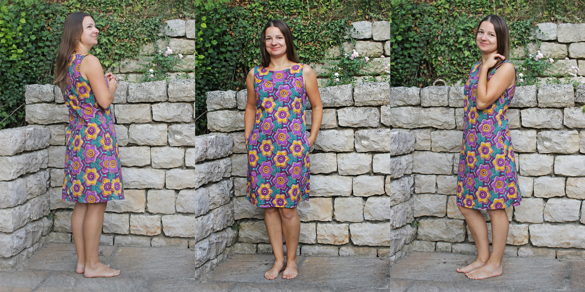 Kleid aus Waxprint