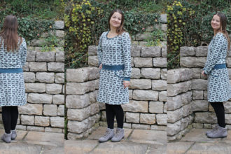 Kleid Optic Flowers aus Sweat