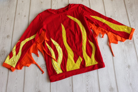 Kostüm Feuer Shirt