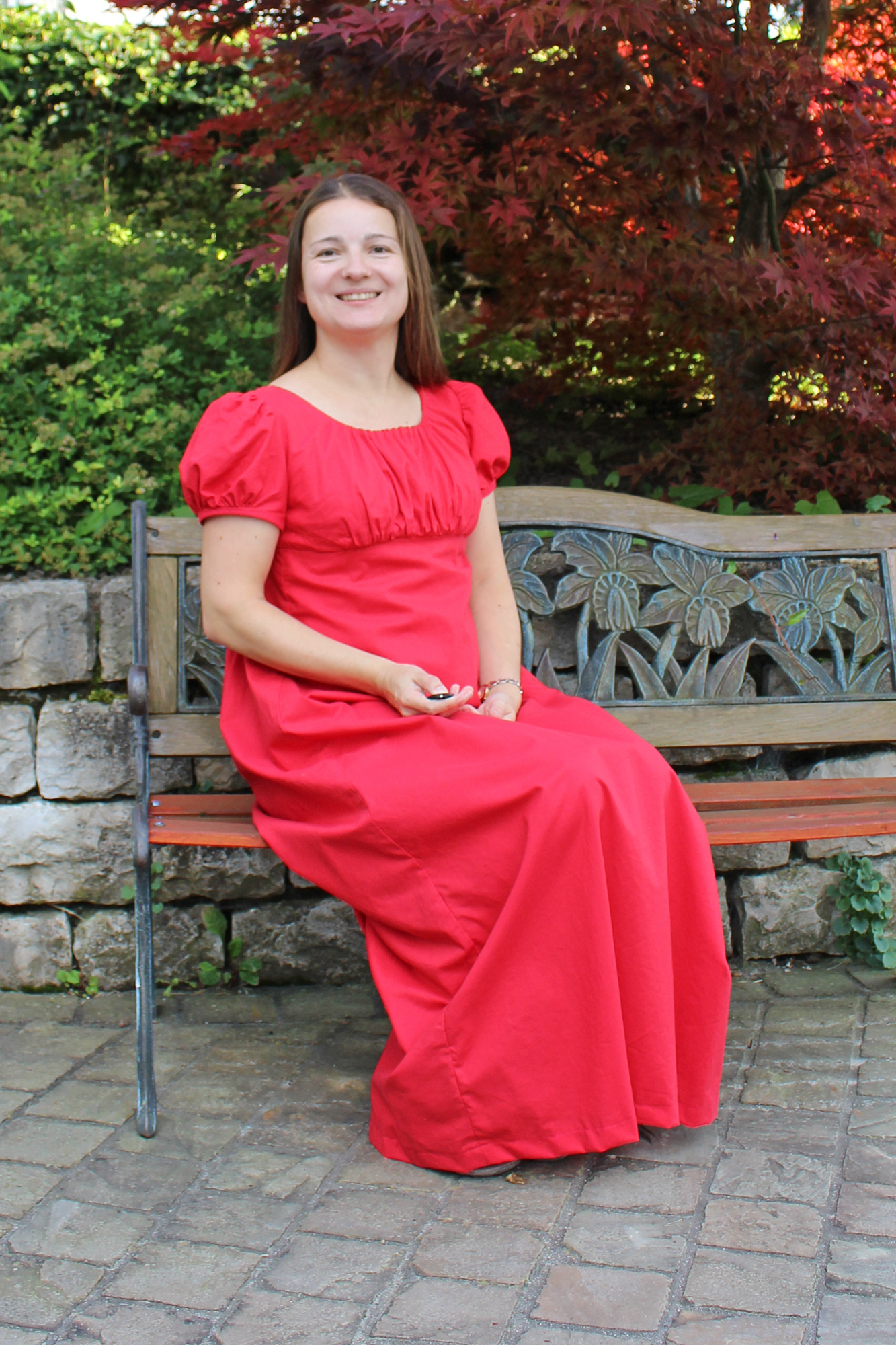 Regency-Kleid nach dem Schnitt Simplicity 4055