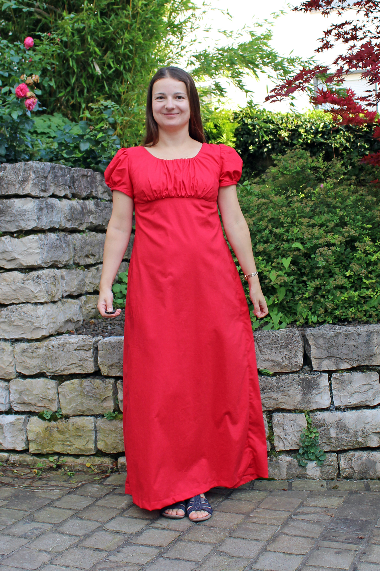 Regency-Kleid nach dem Schnitt Simplicity 4055