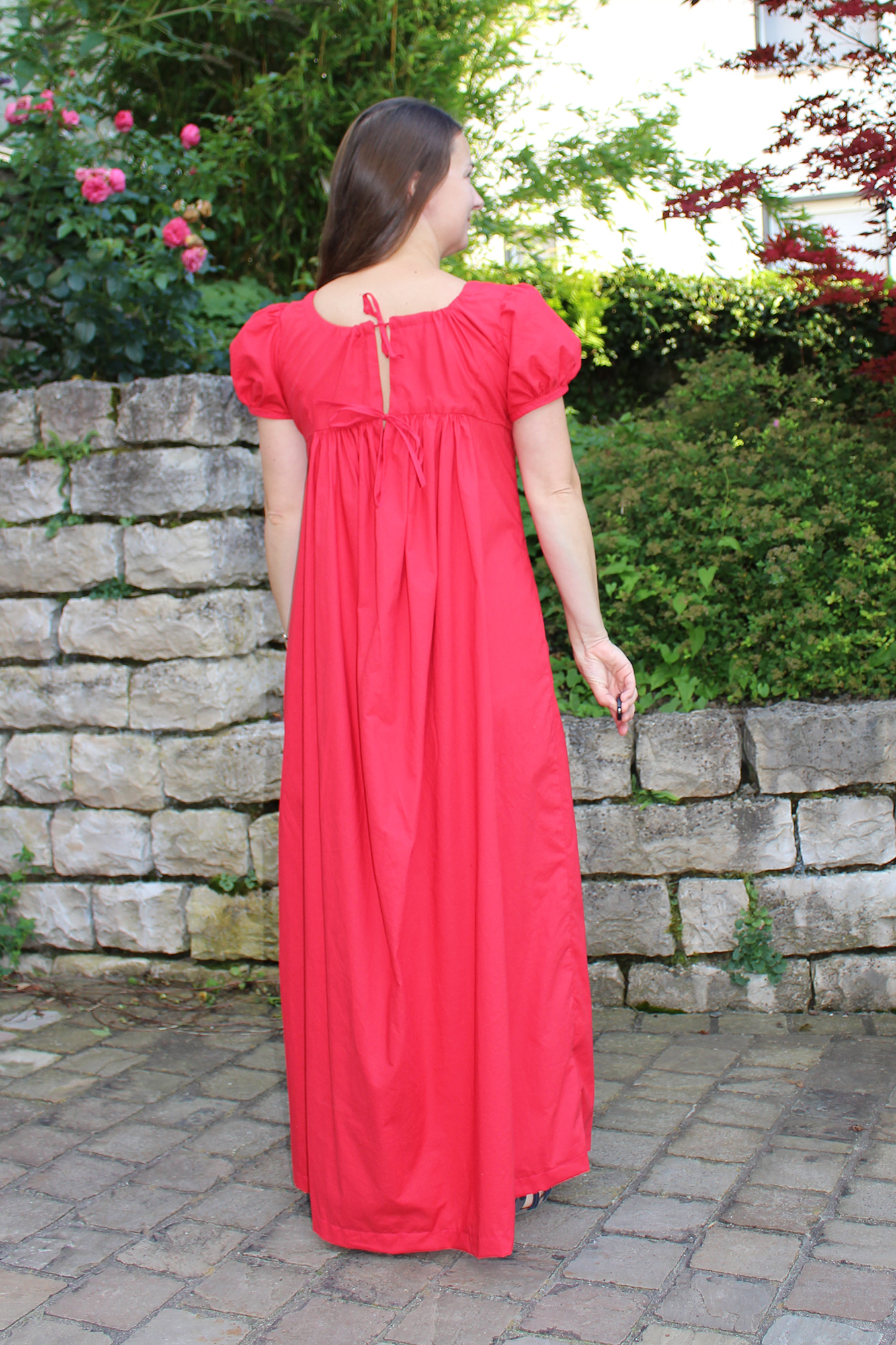 Regency-Kleid nach dem Schnitt Simplicity 4055